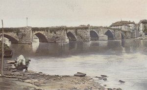 Limoges, Pont Saint-Martial, vista tomada a montante (margem do rio Vienne) de French Photographer