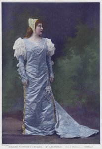 Louise Grandjean como Desdemona em Othello (foto colorida)