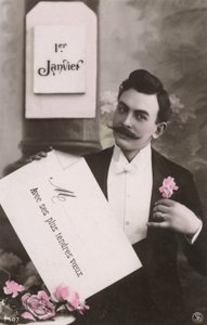 Homem, com, um, bigode de French Photographer