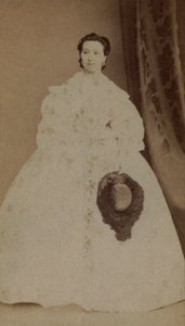 Marie Taglioni, dançarina de ballet sueca (foto a p/b) de French Photographer