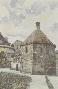 Montmorillon, pequeno octagon, no jardim do Seminaire de French Photographer