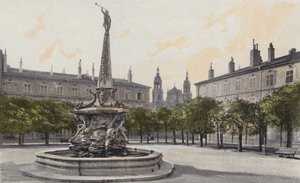 Nancy, Fontaine e Place d&39;Alliance de French Photographer
