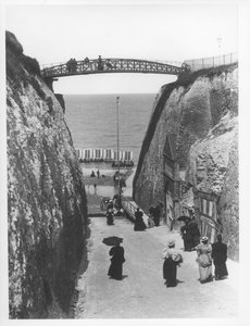 Newgate Gap, Margate, c.1900 (foto do bw) de French Photographer
