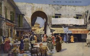 Nice, um canto do mercado de French Photographer