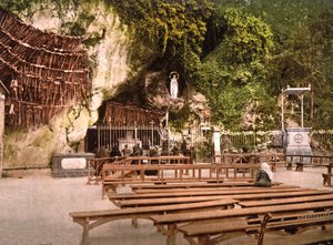 Nossa Senhora de Lourdes, 1890-1900 de French Photographer