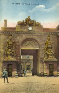 Palácio da Justiça, Metz (foto colorida) de French Photographer