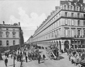 Paris - La Rue de Rivoli (foto a p/b) de French Photographer