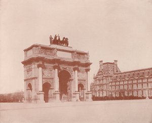 Paris: Arco do Carrossel (foto a p/b) de French Photographer
