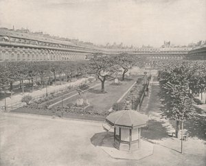 Paris: Jardim do Palácio Real (foto a p/b) de French Photographer