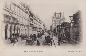 Paris, a Rue De Rivoli de French Photographer