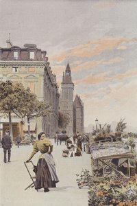 Paris, flor, quay de French Photographer