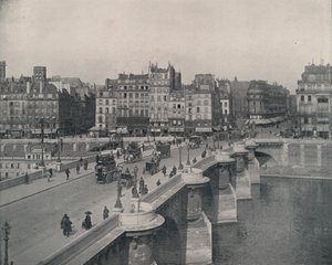Paris: A Pont Neuf, ou Ponte Nova (foto a p/b) de French Photographer