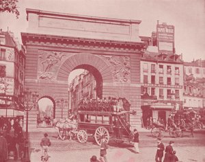 Paris: A Porte St Martin (foto a p/b) de French Photographer