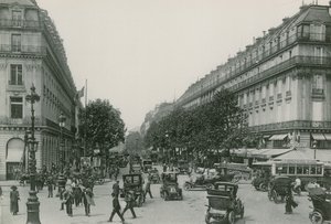 Perspectiva do Boulevard Capucines, Boulevard dos Capucines (fotogravação) de French Photographer