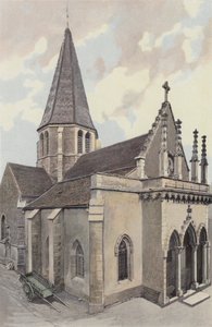 Plombieres-les-Dijon, igreja, não definir de French Photographer