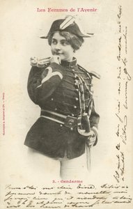 Policial, mulher do futuro de French Photographer