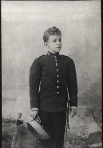 Retrato de Alfonso XIII de Espanha (1886-1941), rei da Espanha. de French Photographer