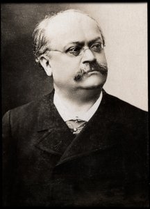 Retrato de Charles Lecocq (1832-1918), compositor musical francês. de French Photographer