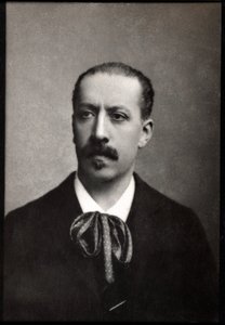 Retrato de Charles Marie Jean Albert Widor (1844-1937), organista francês, compositor e professor. de French Photographer