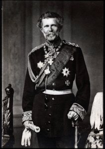 Retrato de Edwin Baron von Manteuffel (1809-1895), marechal-de-campo alemão. de French Photographer