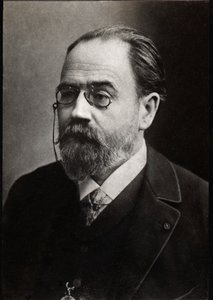 Retrato de Emile Zola (1840-1902) escritor francês. de French Photographer