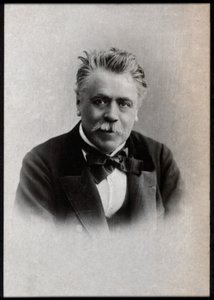 Retrato de Henri Francois Becque (1837-1899), dramaturgo francês. de French Photographer