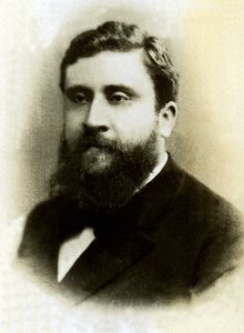 Retrato de Jean Jaures (1859-1914), político francês. de French Photographer