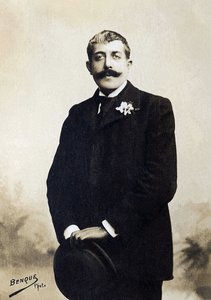 Retrato de Jean Lorrain (1855-1906), escritor francês. de French Photographer