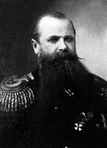Retrato de Makharoff, Almirante. de French Photographer