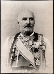 Retrato de Nicolas 1er (1841-1921), Príncipe de Montenegro. de French Photographer