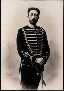 Retrato do Príncipe Eugen da Suécia (1865-1947). de French Photographer