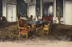 Sala de Recepção do novo Presidente, Palácio de Versalhes (foto a cores) de French Photographer