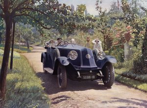 Renault, Torpedo "Sport", 40 CV 6 ciclindros (foto a cores) de French Photographer