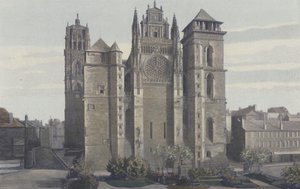 Rodez, Cathedrale, Facade O  de French Photographer