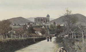 Saint-Bertrand-de-Comminges, visão geral de French Photographer