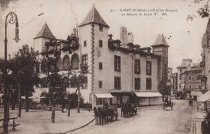 Saint-Jean-De Luz, costa basca, a casa de Louis IV de French Photographer