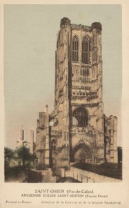 Saint Omer, antiga igreja de Saint Bertin de French Photographer