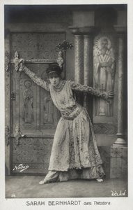 Sarah Bernhardt na imperatriz Theodora de French Photographer