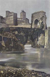 Sauveterre, ponte velha no deu dOloron de French Photographer