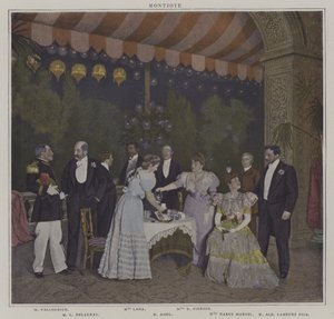 Cena de uma produção de Montjoye, de Octave Feuillet (foto a cores) de French Photographer
