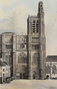 Sens, Cathedrale, Facade O  de French Photographer