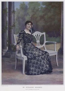 Suzanne Despres, atriz francesa (foto colorida)