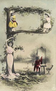 A Carta P (foto a cores) de French Photographer