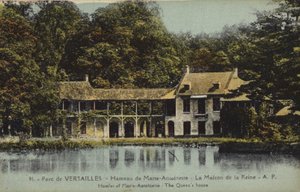 A Casa da Rainha, Hamlet de Maria Antonieta, Versalhes (foto a cores) de French Photographer