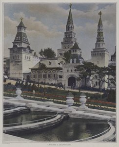 O pavilhão russo na Exposição Universelle 1900, Paris (foto a cores) de French Photographer