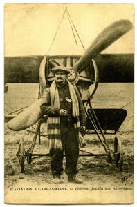O famoso aviador Jules Vedrines de French Photographer