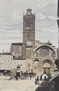 Toulouse, são-etienne, igreja, fachada, ó de French Photographer