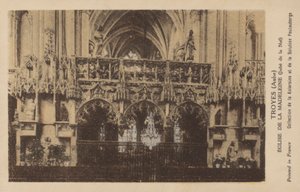 Troyes, Aube, Igreja da Madeleine de French Photographer