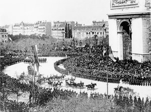 Czar Nicholas visita IIS para Paris de 1896 de French Photographer
