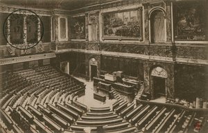 Congresso de Versalhes. Postal enviado em 1913. de French Photographer